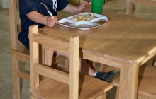 Asher by table