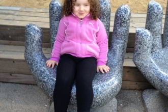 Lia at the Israel Museum