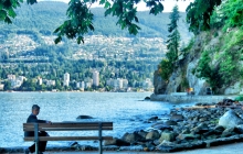 A view of Vancouver from the Park
