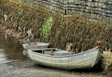 Boats by the wall, Portree