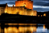 Eilean Donan Castle at night